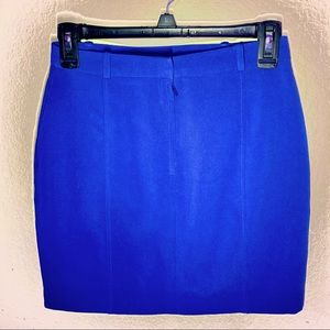 Royal Blue skirt Forever 21 blue skirt professional